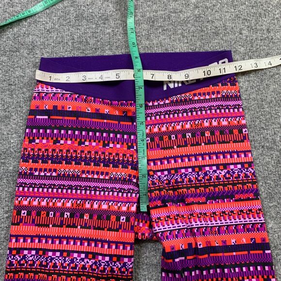 Nike Pro Leggings Womens S Small Multi Hyperwarm Series Dri Fit Training Pants - Picture 3 of 10